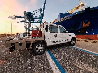 Pickup Mahindra - Pickup - Mezzi - Gruppo Ormeggiatori e Barcaioli del Porto di Civitavecchia