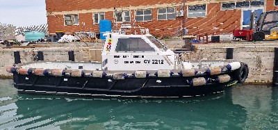 Kappamarine - Motobarca da traffico - Mezzi - Gruppo Ormeggiatori e Barcaioli del Porto di Civitavecchia